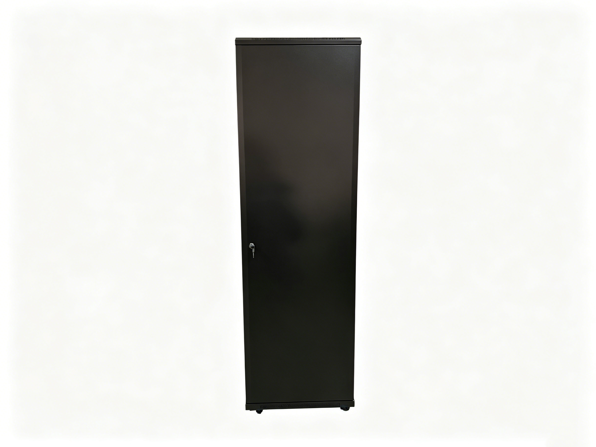 Comms Cabinet - Free Standing Glass Lockable front door, 2 x Side Panels, Lockable Back Door., c/w Feet & castors. IP20 Rated (Indoor Use Only) - Image 2