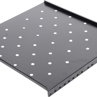 1U Fixed Vented Shelf 560x540mm — For 19-Inch Deep Floor-Standing Rack Cabinets (CH2051) | Shipped from Dublin